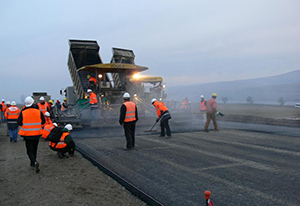 Процесс строительства дороги от компании ТоргСервис